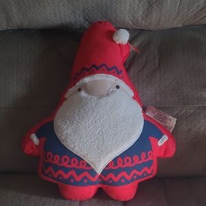Wondershop Red and Blue Santa Gnome Pillow